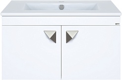 Misty Тумба под раковину Сахара 75 белая – фотография-1